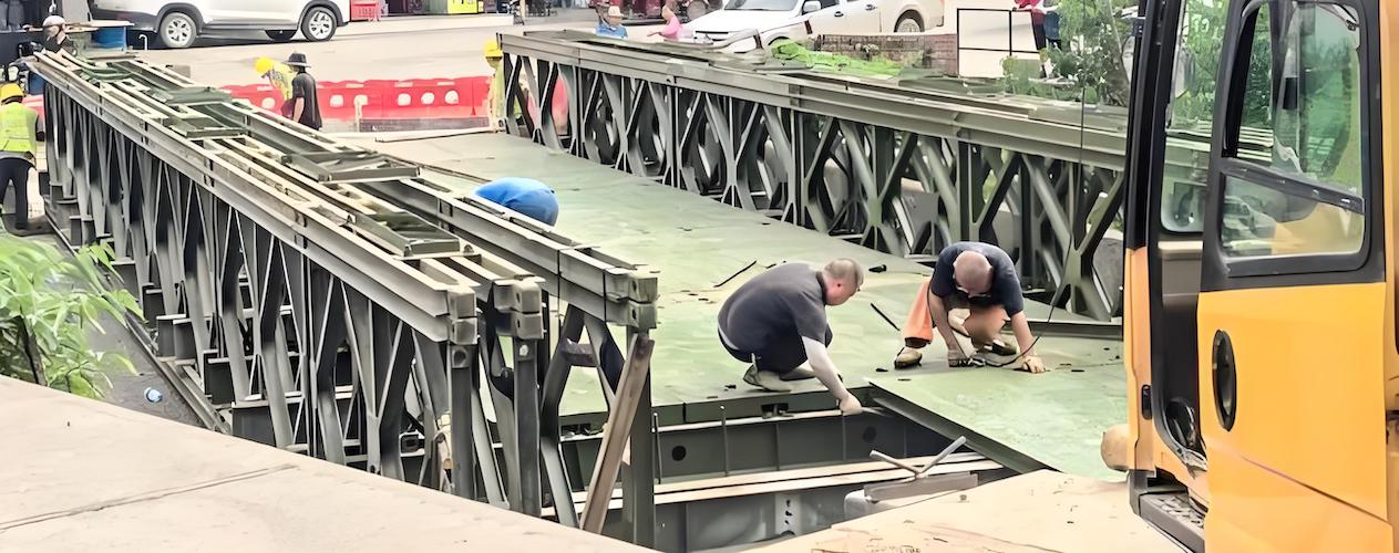 Prefabricated Emergency Steel Bridge Manufacturer