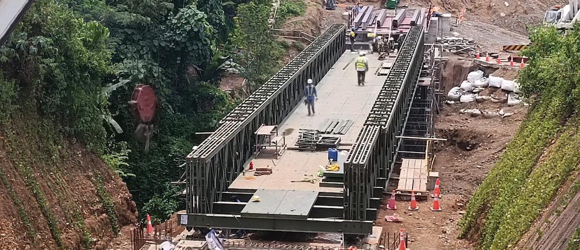 Custom Prefabricated Steel Bridge
