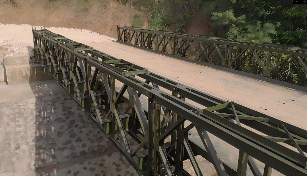 Emergency Bailey bridge