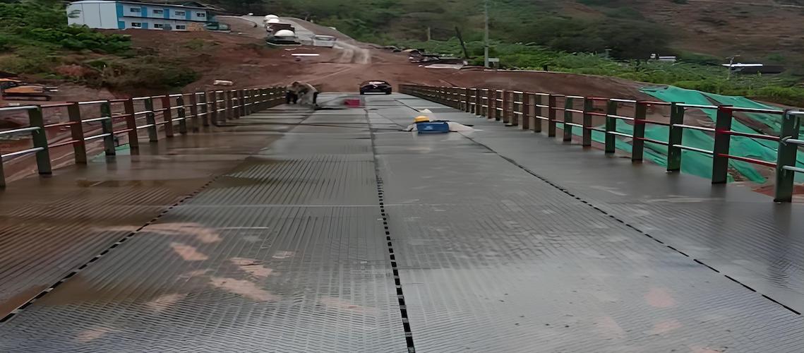 வசதியான மட்டு எஃகு பாலம்