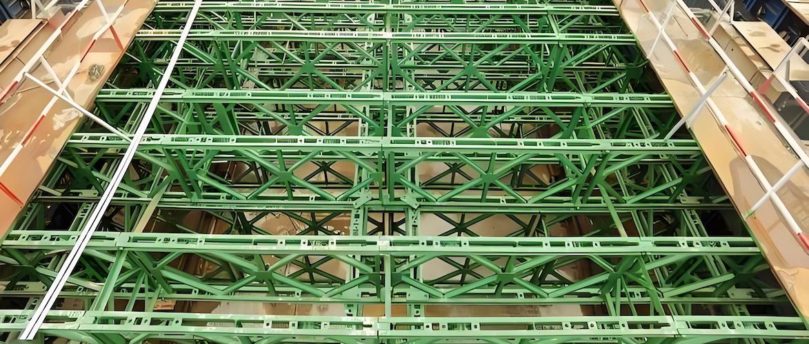 Bailey bridge support structure