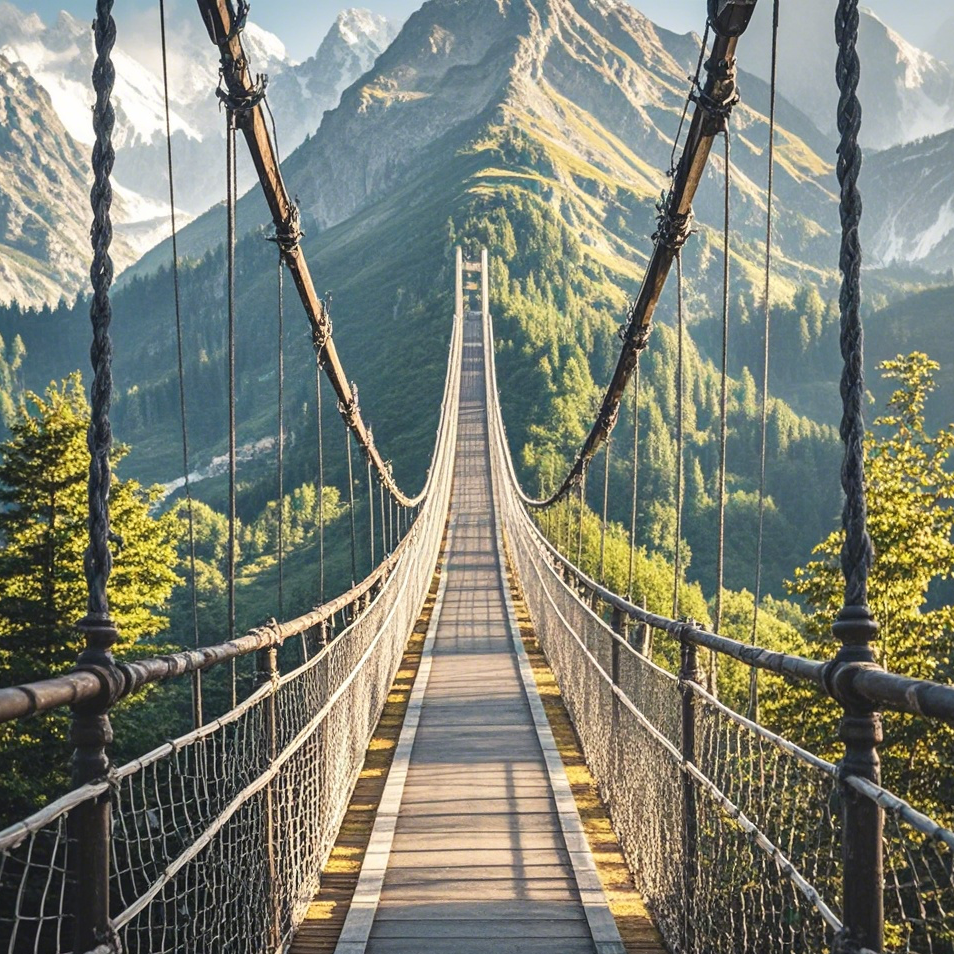 Longest Pedestrian Suspension Bridge (3)