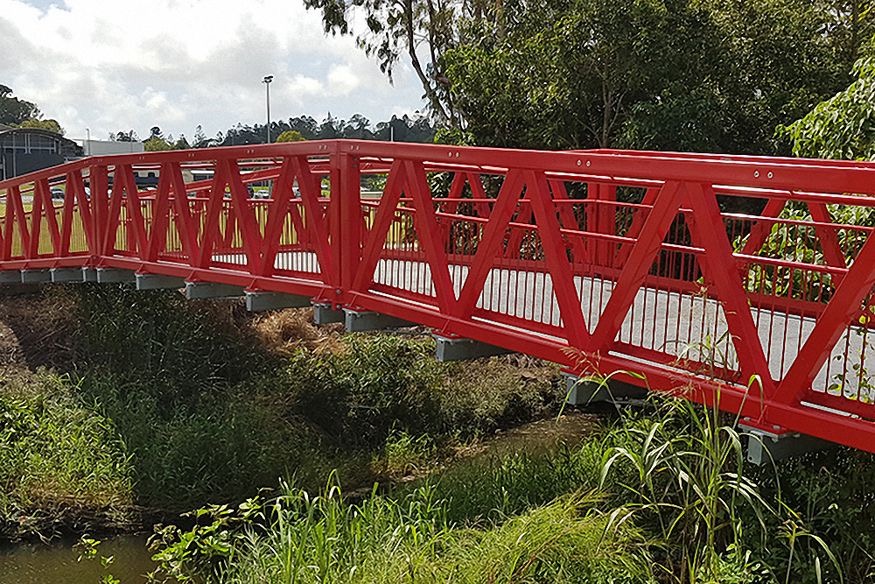 China Steel foot bridges