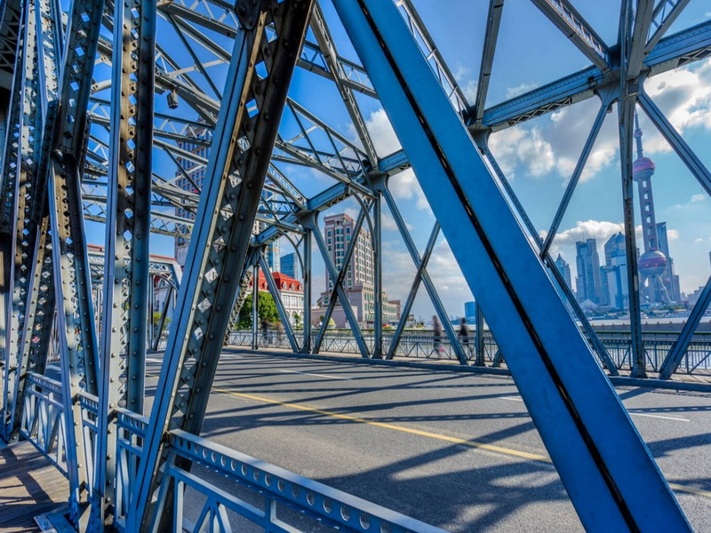 How Does A Cantilever Through Truss Bridge Support Weight