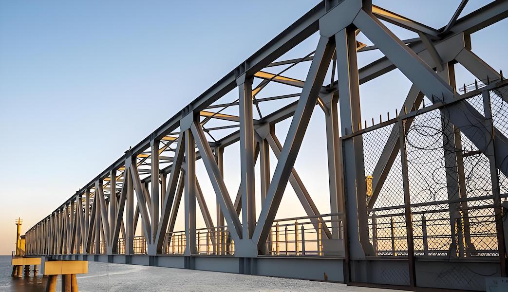 China steel truss bridge