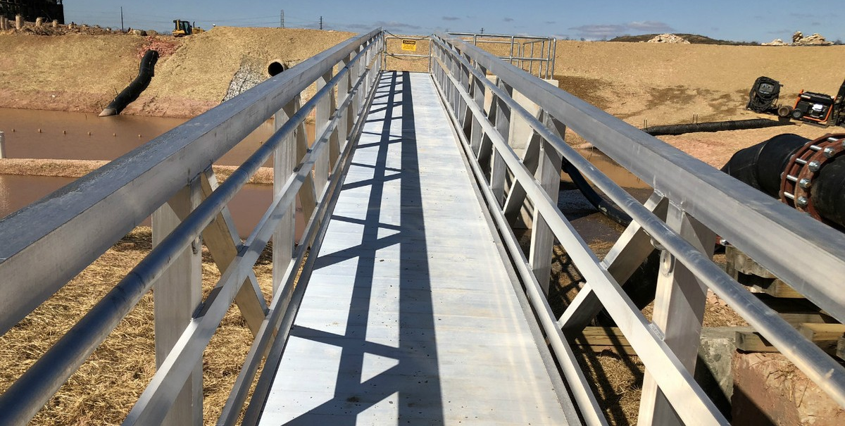 steel footbridge