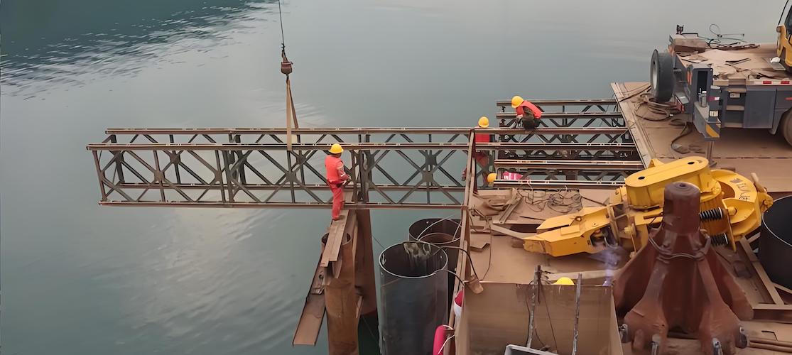 Temporary Trestle Bridge