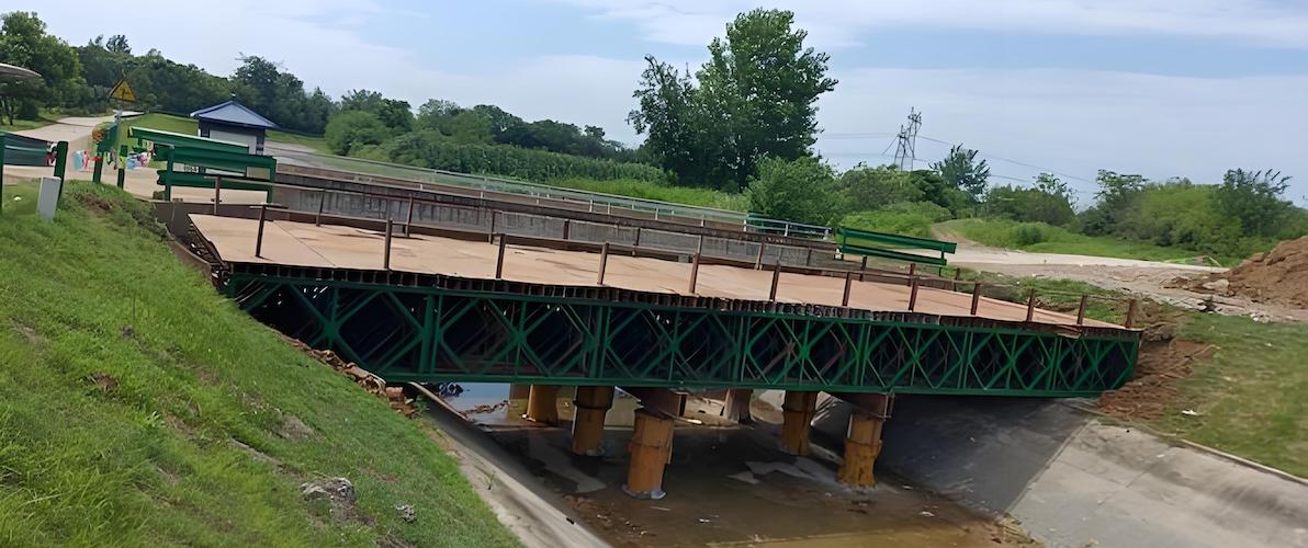 China Steel Trestle Bridge