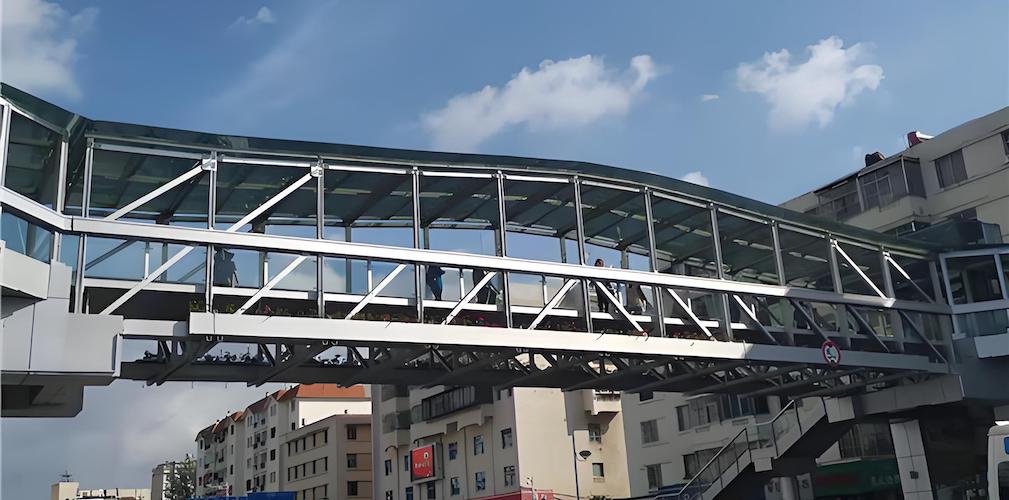 steel footbridge
