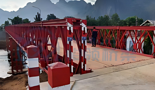Modular Steel Structures Bridge in Laos