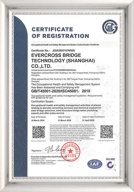 20026-Occupational Health and Safety Management System Certification